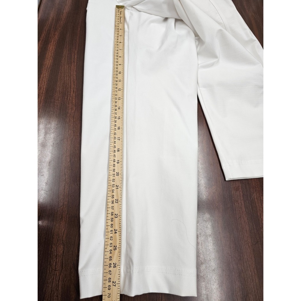 Athleta Womens Size 6 White Performance Pants Stretch Athletic Travel Casual - Picture 8 of 8